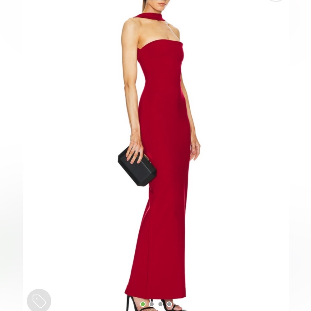 Helsa Stephanie Dress Red